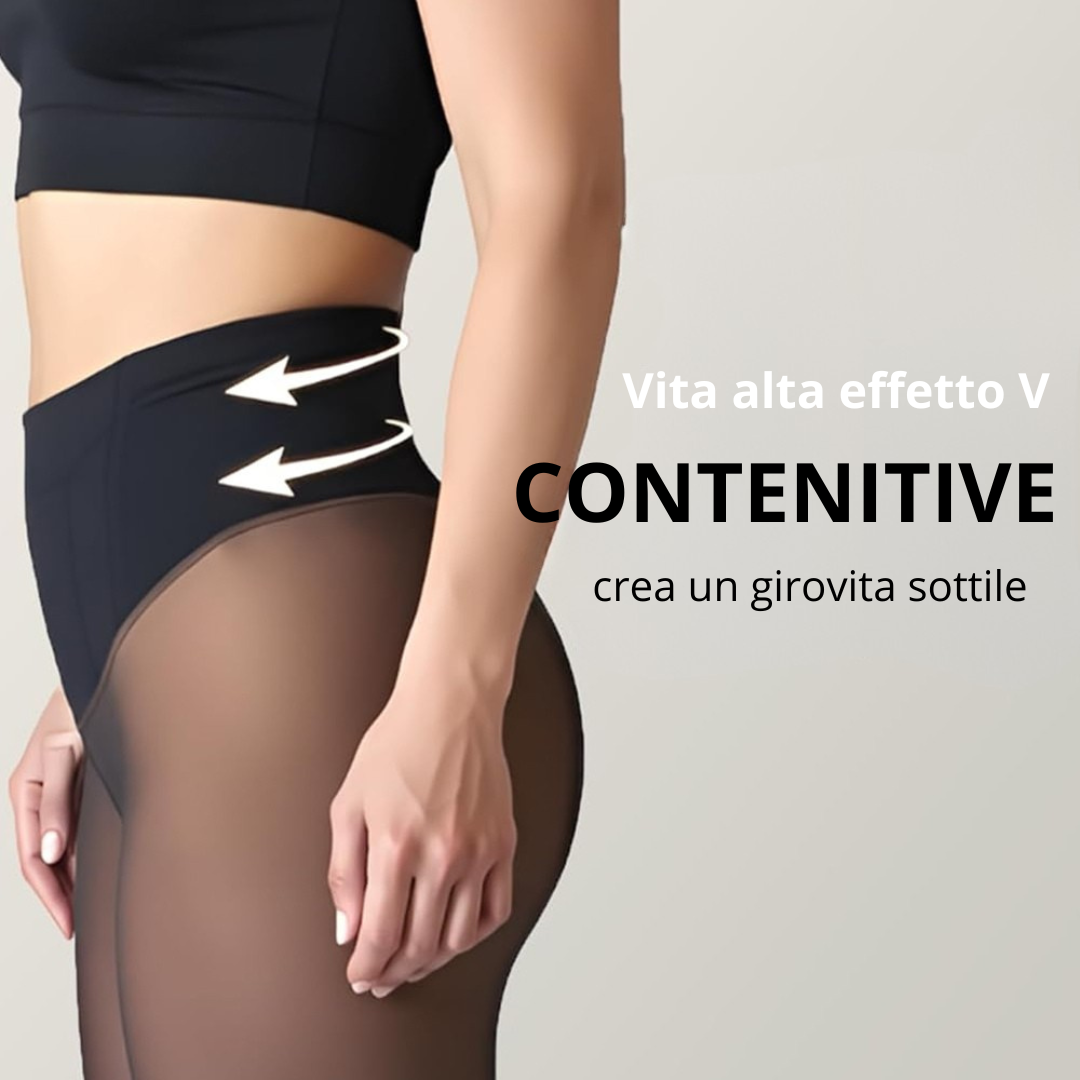 LEGGINS IN PILE CONTENITIVO
