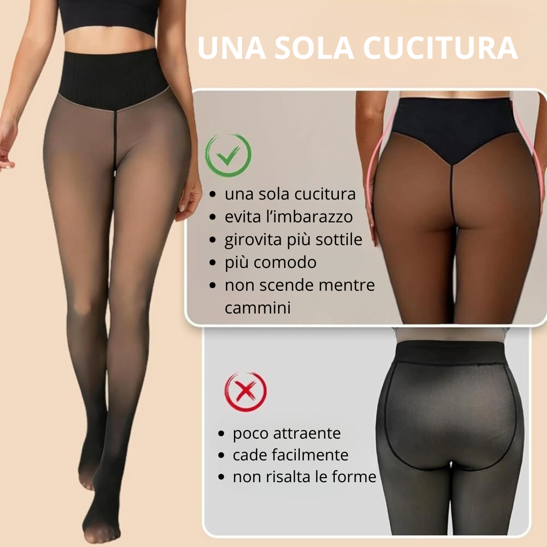 LEGGINS IN PILE CONTENITIVO
